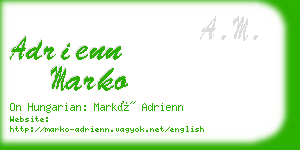 adrienn marko business card